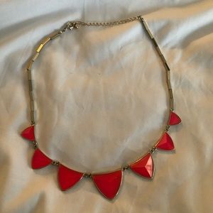 BaubleBar pink stone necklace